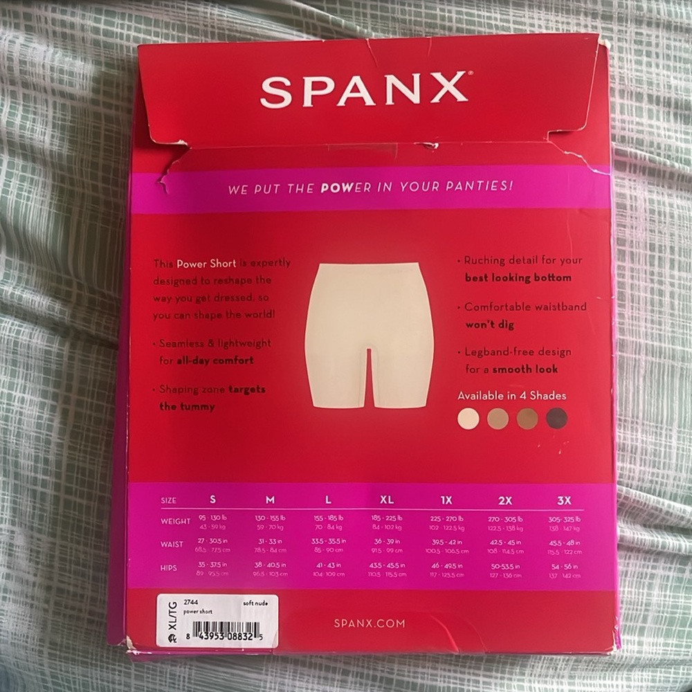 New SPANX Power Shaper Short XL - Picture 2 of 6